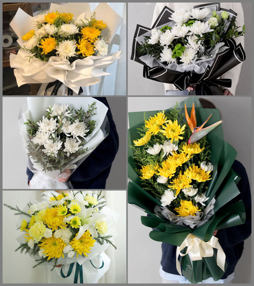 贵州铜仁市沿河县黄土乡丰收村白事花束代送